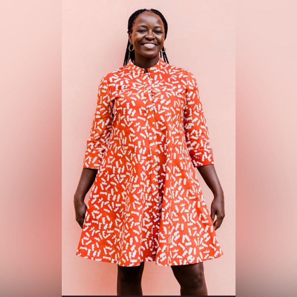 Zuri Swing Dress Handcrafted in Kenya. Like New Condition. Worn once.